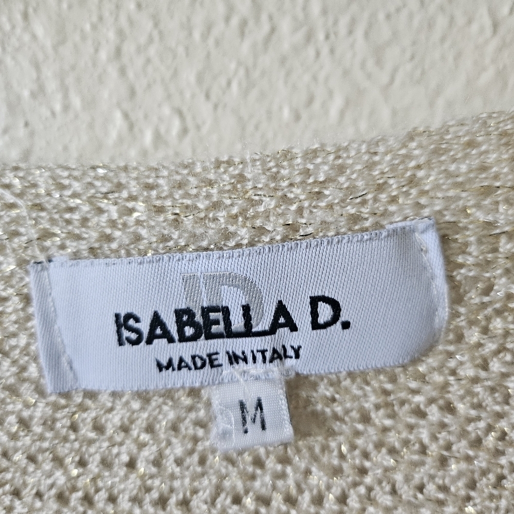 Isabela D. Women's Made in Italy Casual 3/4 Sleeves Long Sweater size Medium. - Picture 6 of 10